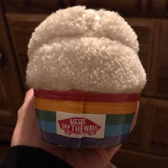 Platform slip on vans! Gently used, wore around house. - Picture 4 of 6